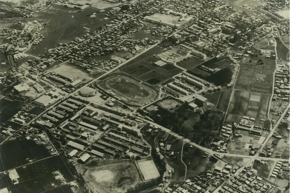 昭和40年頃の大学全景 の画像