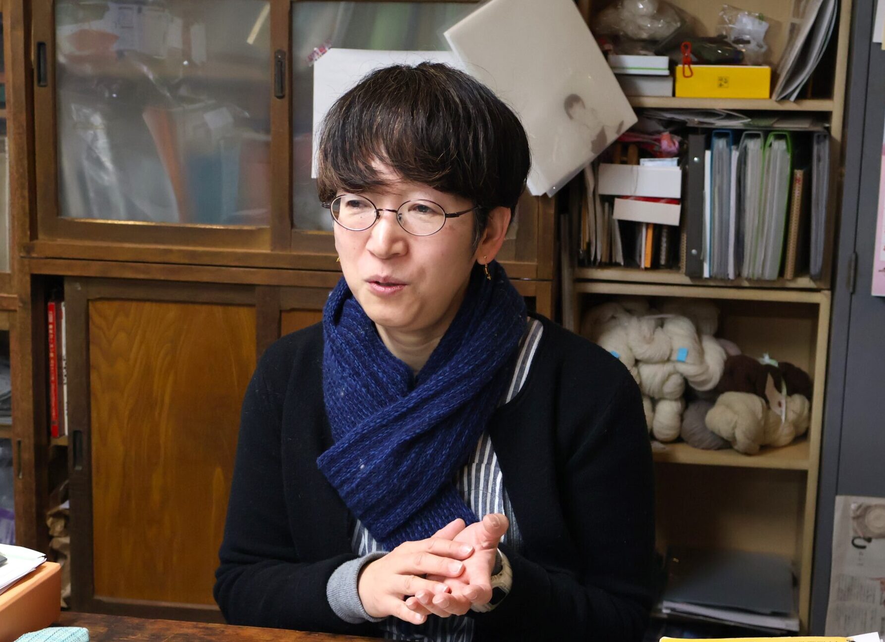 専攻を染織にしたきっかけは何だったのでしょうか。